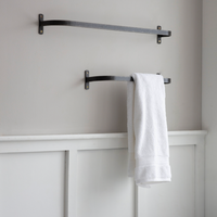 Steel Farringdon Towel Rail Various Sizes, Black