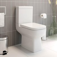 Affine Amelie Short Projection Close Coupled Rimless Toilet & Soft Close Seat