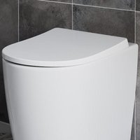 Affine Bordeaux Soft Close D Shape Toilet Seat - Slim
