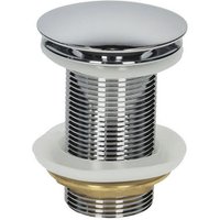 Architeckt Flat Mushroom Clicker Basin Waste - Unslotted - For Basin Without Overflow Hole