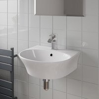 Affine Wall Hung Basin Gloss White - 455 x 405mm