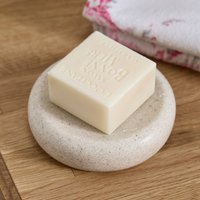 Speckled Beige Ceramic Soap Dish, Beige