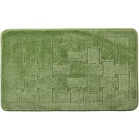 Orkney Sage Green Crosshatch Bath Mat
