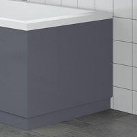 Artis Grey Gloss MDF Bath End Panel 700mm