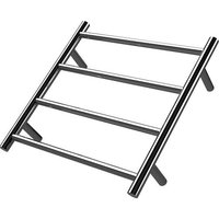 Warmup Anise Electric 4 Bar Straight Ladder Polished Heated Towel Radiator 520 x 500mm - 52W