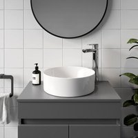 Affine Countertop Basin White - 352 x 352mm