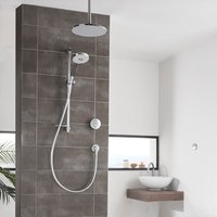 Aqualisa Unity Q Smart Shower - Concealed with Adjustable & Ceiling Fixed Head (HP/Combi)