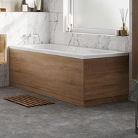 Vitusso Oak Wood Bath Panel Pack 1700/700mm - Side & End LDF