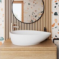 Affine Countertop Basin Gloss White - 660 x 445mm