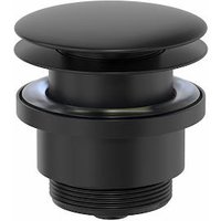 Architeckt Push Button Slotted & Unslotted Basin Waste - Black