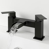 Architeckt Dakota Bath Mixer Waterfall Tap - Black Finish