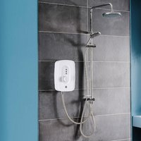 Triton Danzi DuElec Electric Shower White 10.5kW