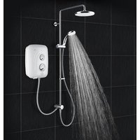 Mira Elite SE 9.8kW Dual Head Pumped Electric Shower White & Chrome 1.1941.003