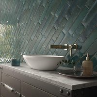 Amiata Aspire Blue Ceramic Wall Tiles 75 x 300mm