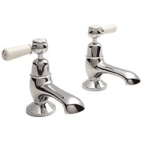 BC Designs Victrion Bath Pillar Taps Chrome - CTB110