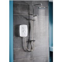 Triton T80Z Fast-Fit DuElec® 10.5kW Dual Electric Shower - White