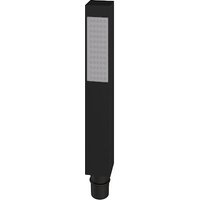 Aquari Square Pencil Shower Handset Matt Black - 1 Spray