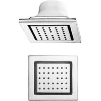 Aquari Square Concealed Body Jet Chrome - 1 Spray
