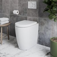Affine Bordeaux II Back to Wall Comfort Height Rimless Toilet & Soft Close Seat