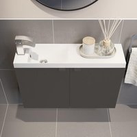 Affine Slim Cloakroom Recessed Basin 800mm