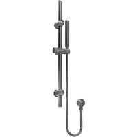 Aquari Curvo Adjustable Shower Kit - Pewter
