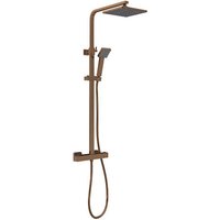 Aquari Quadro Concealed Thermostatic Mixer Shower - Bronze