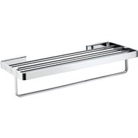 Architeckt Vercelli Wall Mounted Towel Rack with Bar - Chrome