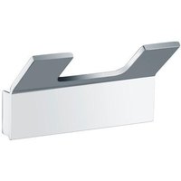 Architeckt Vercelli Wall Mounted Double Robe Hook - Chrome