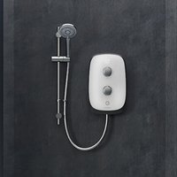 Aqualisa eMerge Electric Shower - 10.5kW Arctic White MELN33