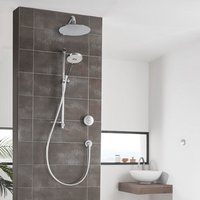 Aqualisa Unity Q Smart Shower - Concealed with Adjustable & Wall Fixed Head (Gravity Pumped)