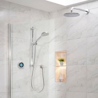 Aqualisa Optic Q Smart Shower - Concealed with Adjustable & Wall Fixed Head (Gravity Pumped)
