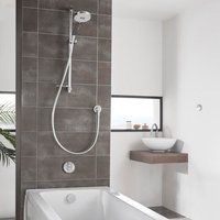 Aqualisa Unity Q Smart Shower - Concealed with Adjustable Head & Bath Filler (HP/Combi)