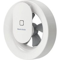 Vent-Axia Lo-Carbon Svara Smart Bathroom Extractor Fan 100mm - White 409802