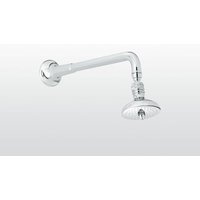 Wall-mounted overhead shower