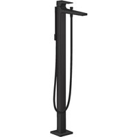Hansgrohe Metropol Single lever bath mixer floor standing with lever handle - Matt Black - 32532670
