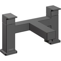 Hansgrohe Vernis Shape 2-hole rim mounted bath mixer - Matt Black - 71452670