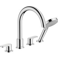 Hansgrohe Vernis Blend 4-hole rim mounted bath mixer - Chrome - 71456000