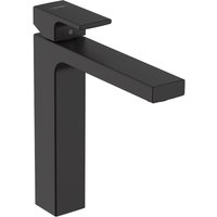 Hansgrohe Vernis Shape Single lever basin mixer 190 with pop-up waste set - Matt Black - 71562670