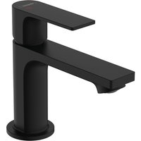 Hansgrohe Rebris E Single lever basin mixer 80 CoolStart without waste set - Matt Black - 72554670