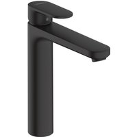 Hansgrohe Vernis Blend Single lever basin mixer 100 with pop-up waste set - Matt Black - 71551670