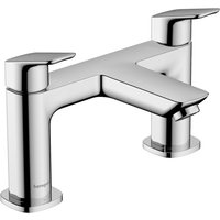 Hansgrohe Logis 2-hole rim mounted bath mixer - Chrome - 71437000