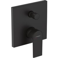 Hansgrohe Vernis Shape Single lever bath mixer for concealed installation - Matt Black - 71468670