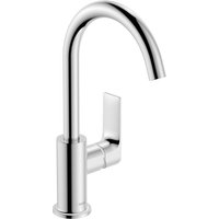 Hansgrohe Rebris E Single lever basin mixer 210 with swivel spout and pop-up waste set - Chrome - 72576000