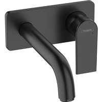 Hansgrohe Vernis Shape Single lever basin mixer for concealed installation wall-mounted with spout 20,7cm - Matt Black - 71578670