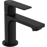 Hansgrohe Rebris E Single lever basin mixer 80 CoolStart with pop-up waste set - Matt Black - 72553670