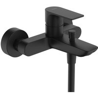 Hansgrohe Rebris E Single lever bath mixer for exposed installation - Matt Black - 72450670