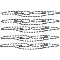 4Trade Bath Ball Chain Chrome 450mm Pack 5